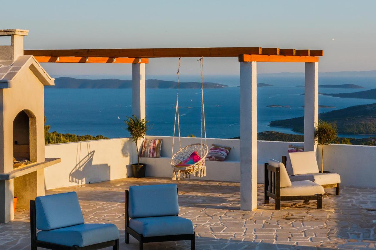 Villa Zlatno Sunce In The Hills Near Trogir Vrsine Zewnętrze zdjęcie